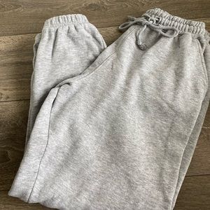 Missguided grey oversized joggers